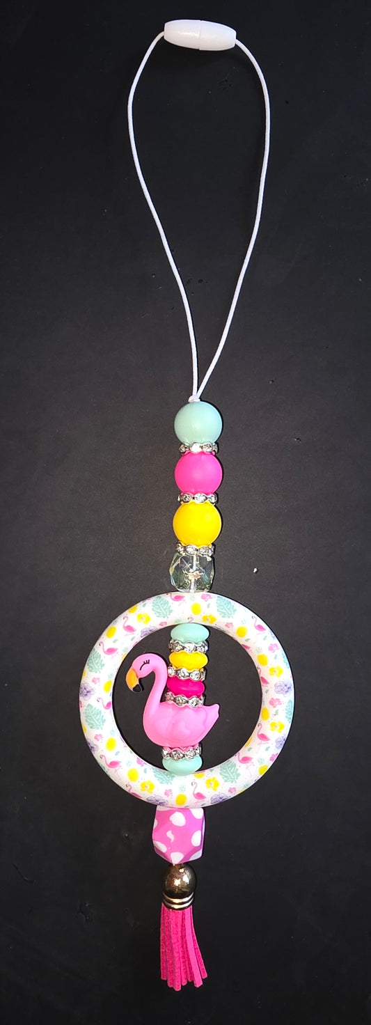 Flamingo Car Charm