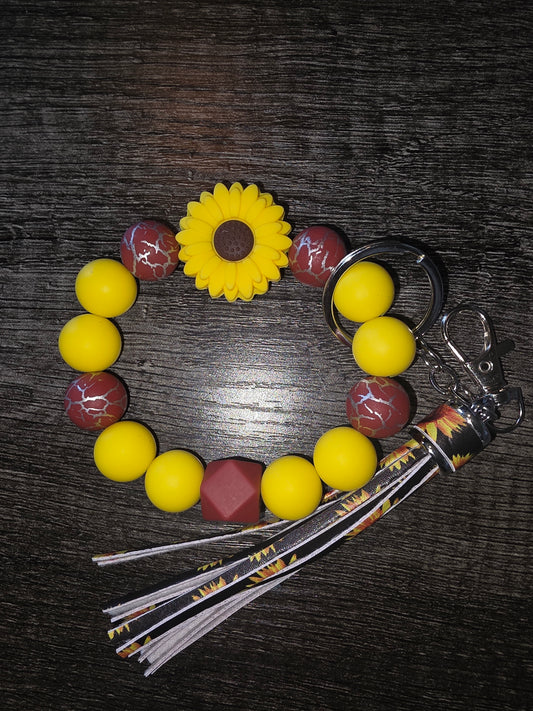 Sunflower Wristlet