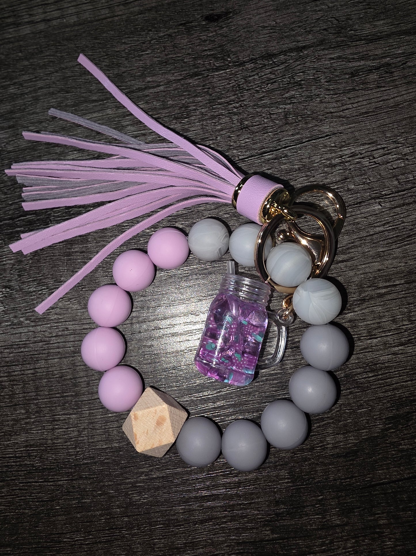 Wristlet with Drink Keychain (Multiple options)
