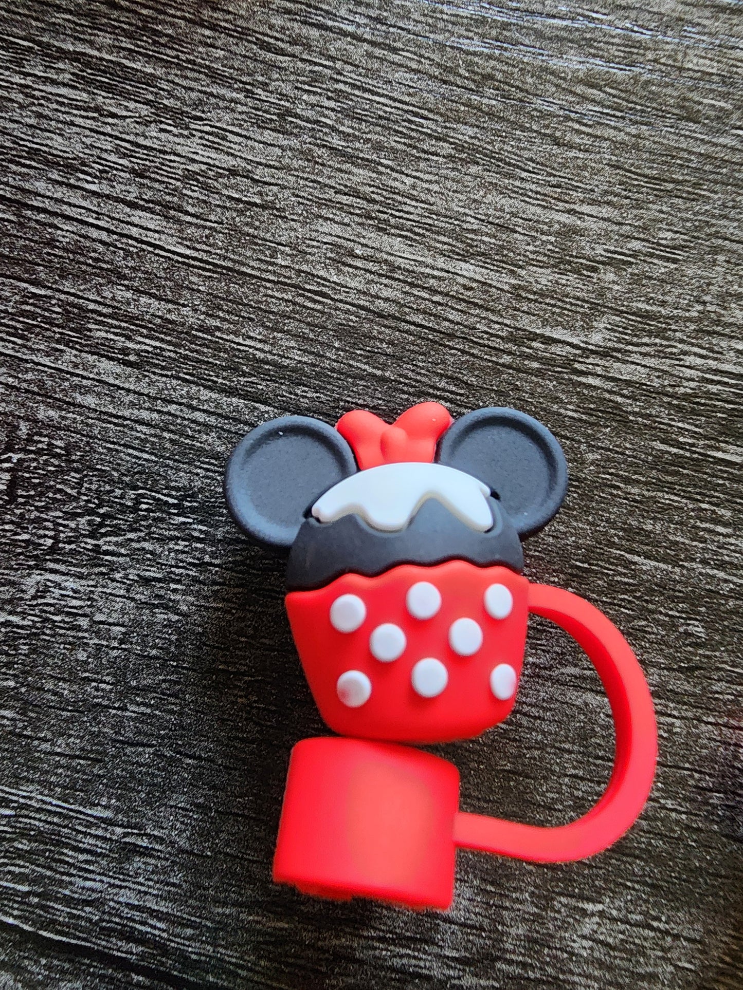 Minnie Cupcake Straw Topper